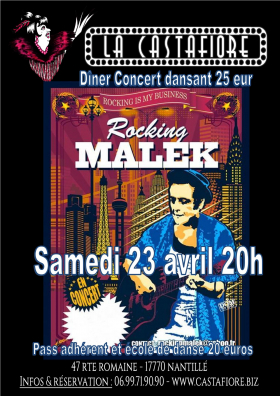 Diner concert rock n roll Rocking Malek